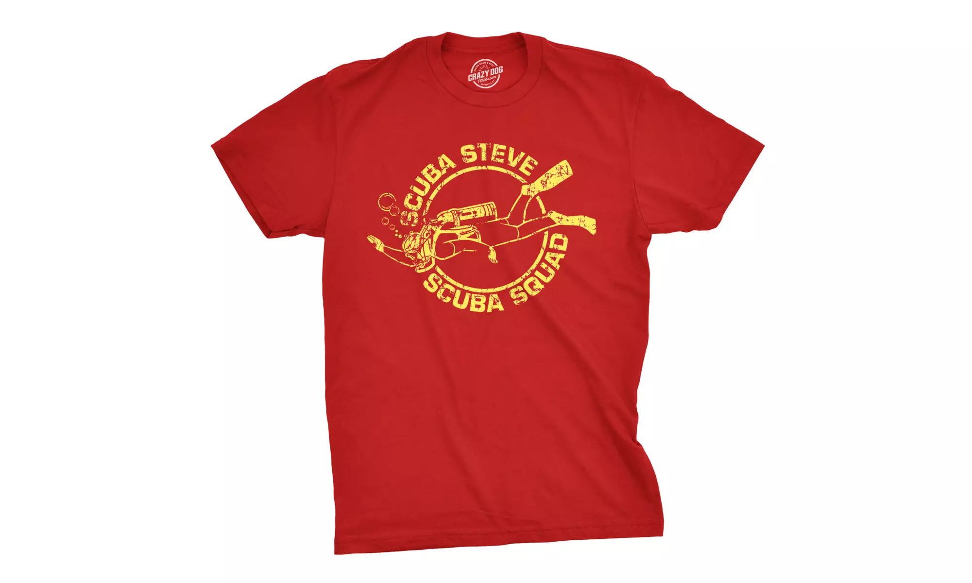 Scuba Steve Scuba Squad T  Shirt Funny Vintage 90s Hilarious Retro Saying Cool - Primary Image