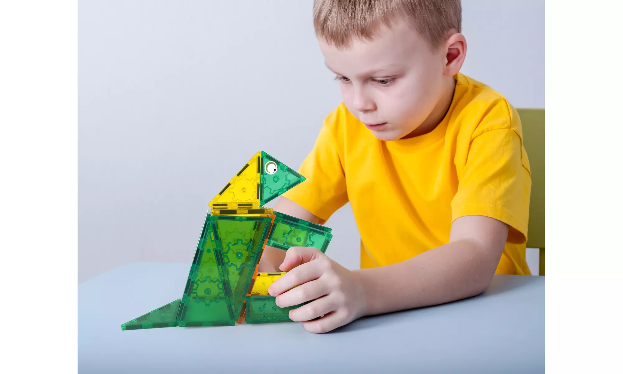 Tytan Magnetic Tiles Dinosaur Kit - 60pcs