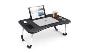 Nestl Adjustable Lap Desk- Portable Laptop Bed Tray Table with Foldable Legs 