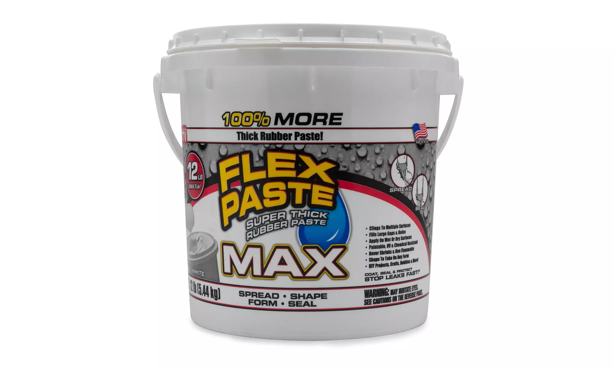 Flex Seal Paste (12 lb, White) - Primary Image