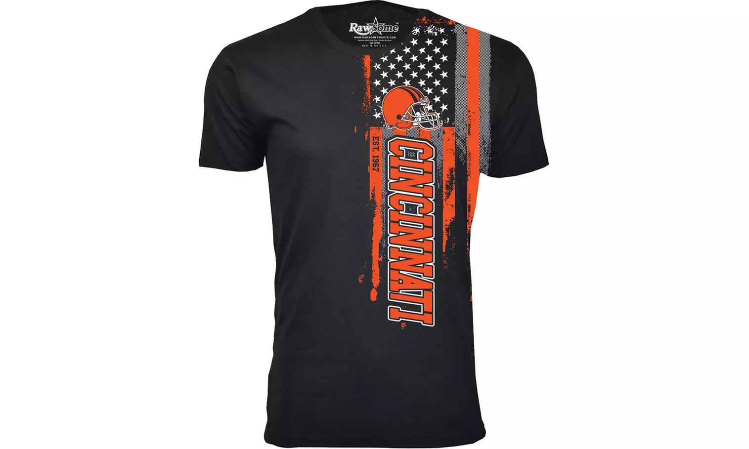 Men Football USA Flag T-Shirt (M-3XL)