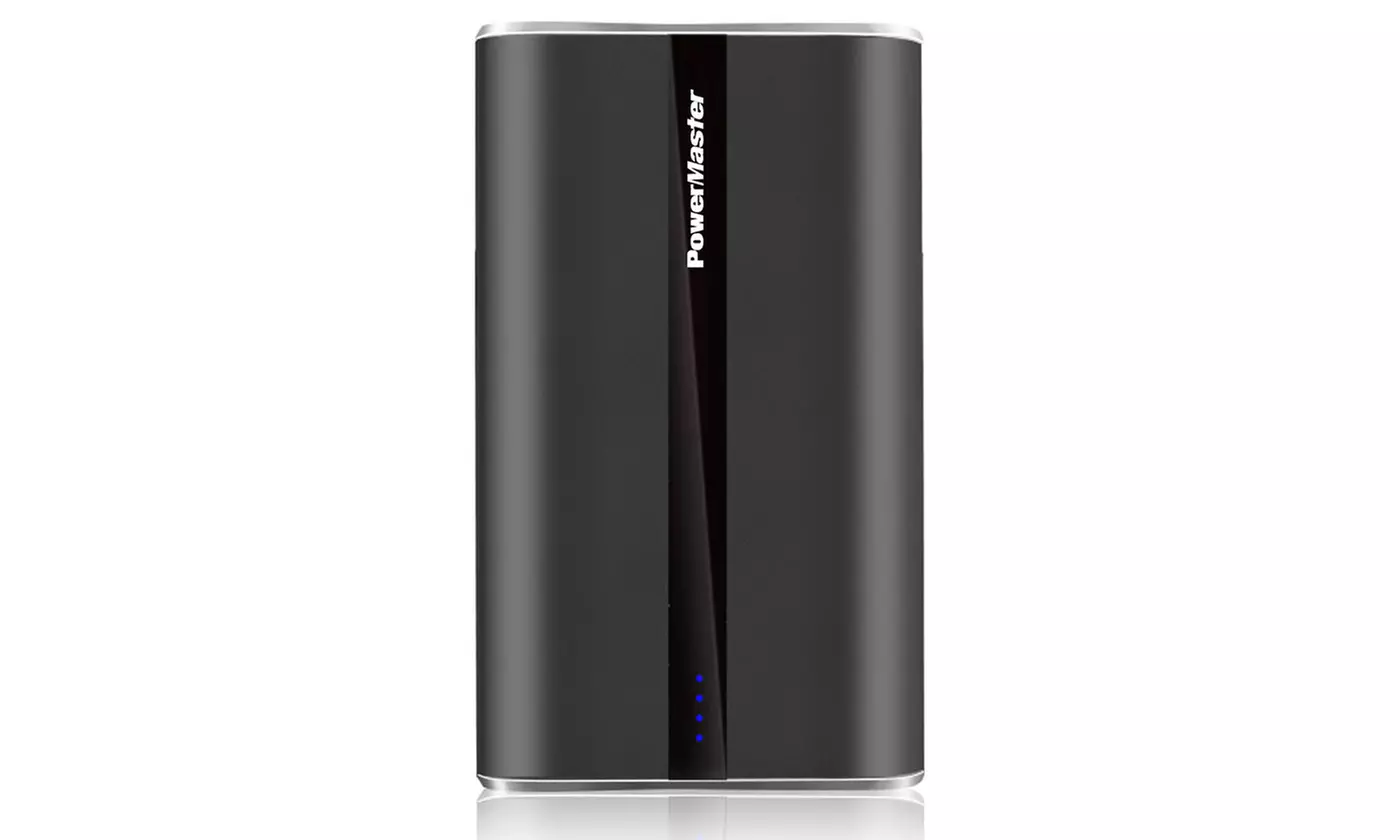 PowerMaster 20,000mAh LED Triple-USB Power Bank with Smart Charging