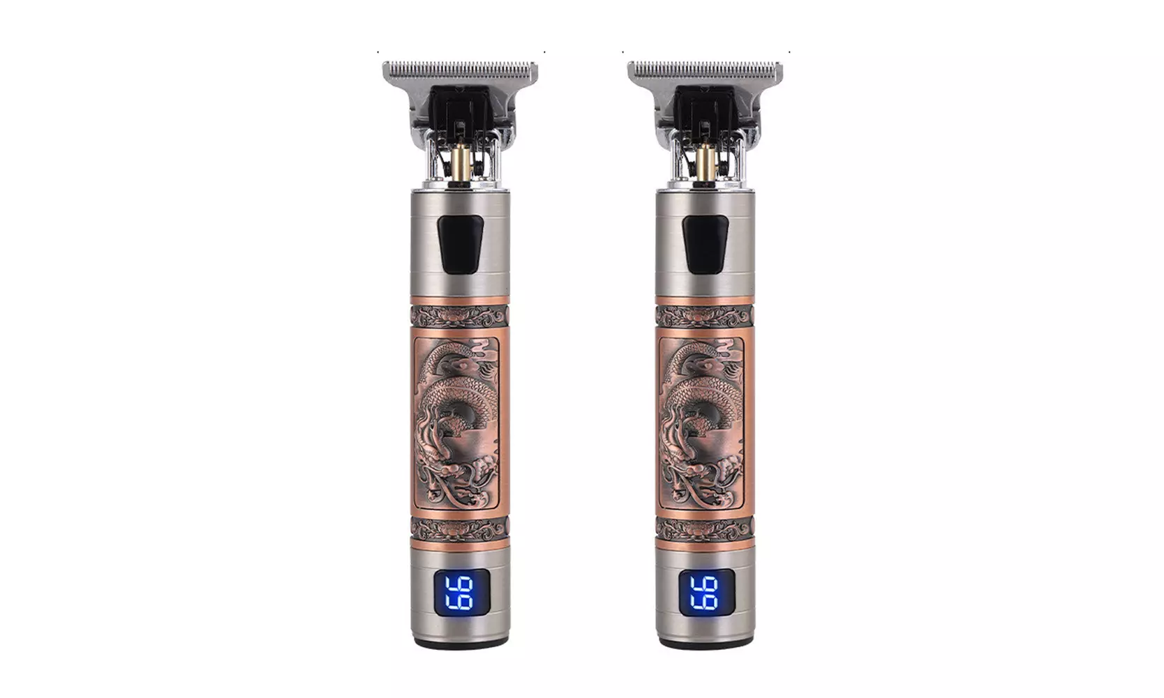 US 1-2 Pcs Professional Hair Clippers Cordless Trimmer Shaver Clipper Cut Barber