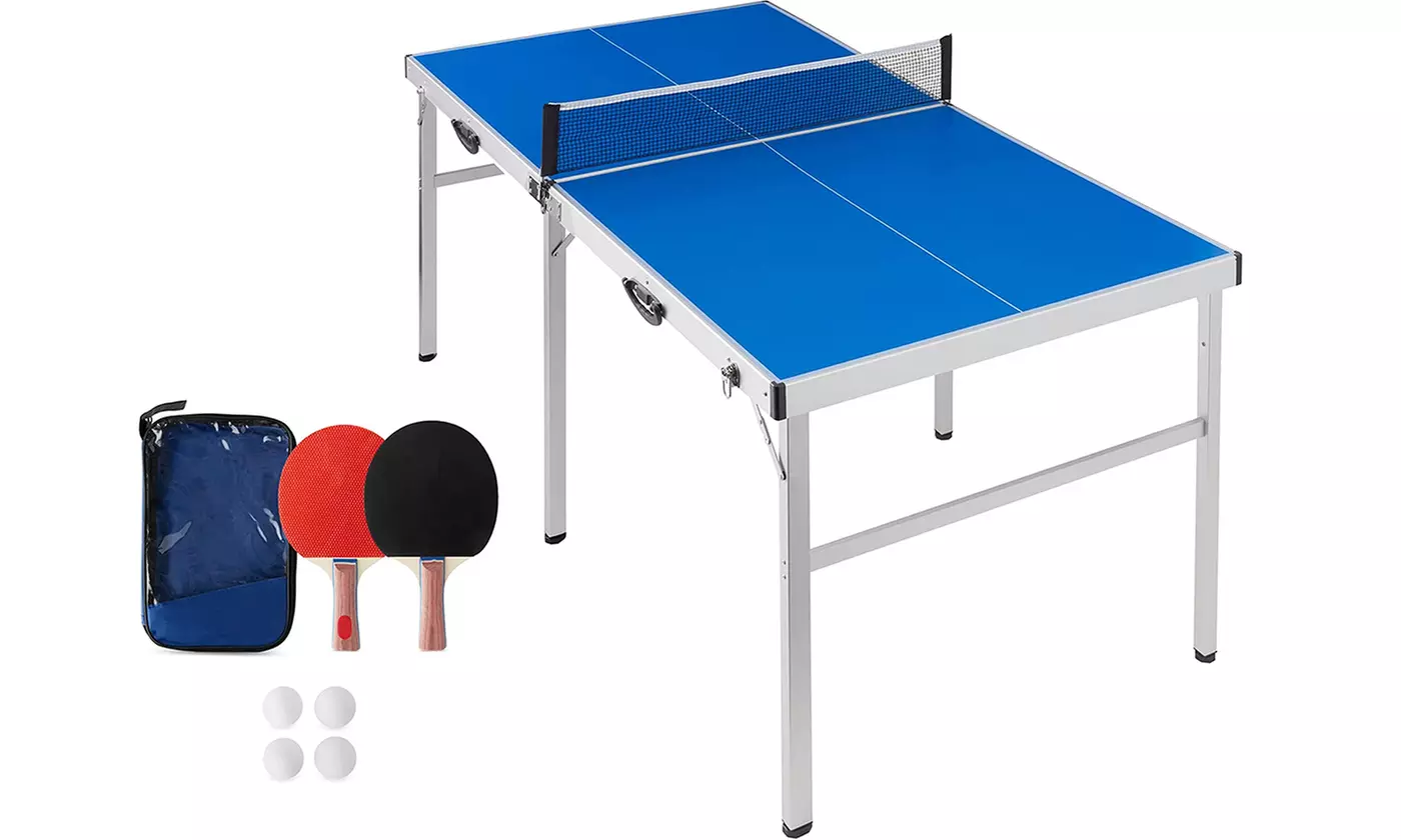 6x3ft Portable Ping Pong Table Game Set - Primary Image