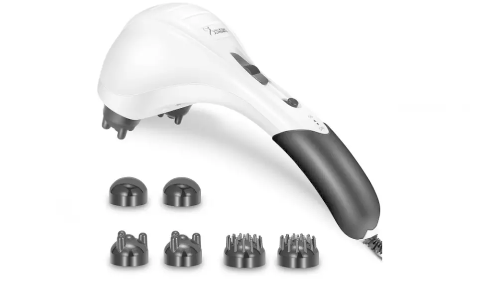 VIKTOR JURGEN Handheld Back Massager - Double Head Electric Full Body Massager - Primary Image