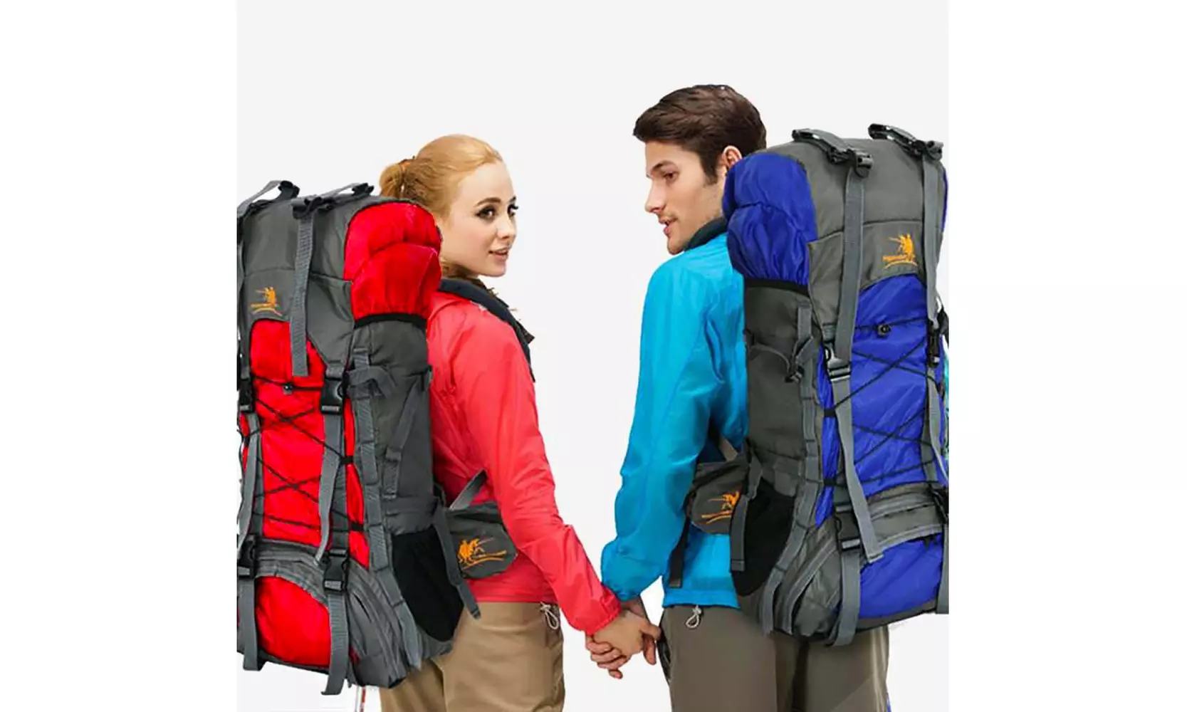 55L Outdoor Waterproof Hiking Bag Travel Lightweight Large Capacity Backpack - Primary Image
