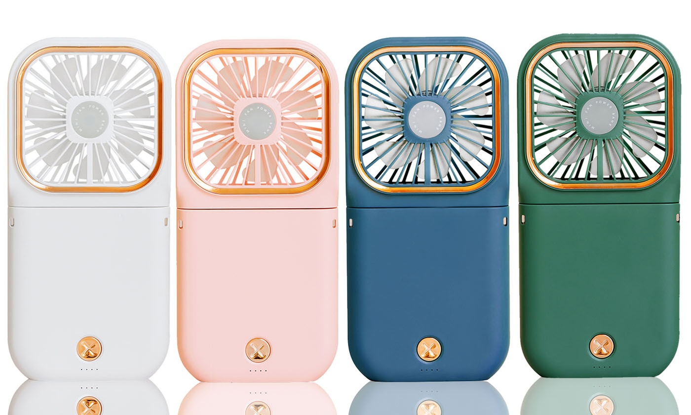 Handheld Portable Mini Fan USB Rechargeable Personal Fan Battery Operated