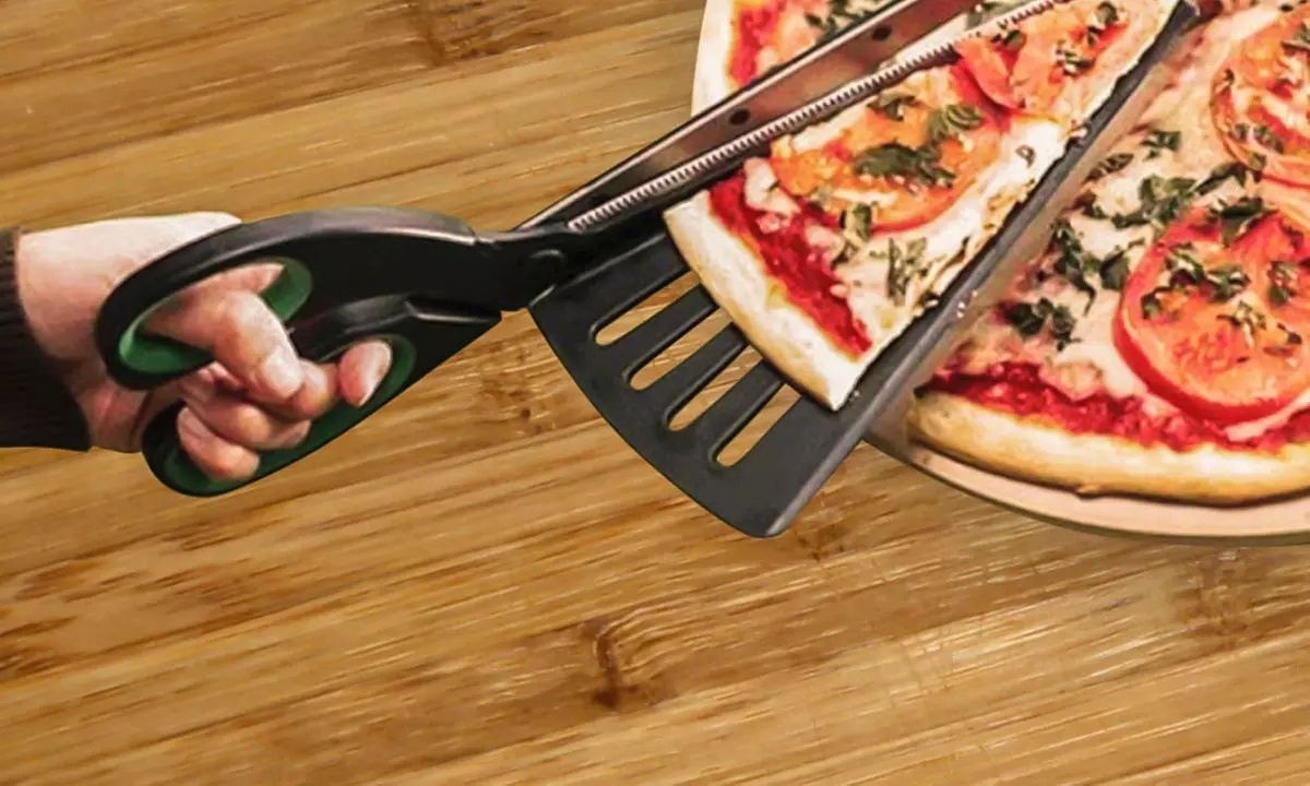 Pizza Scissors, Cutter Spatula - Primary Image