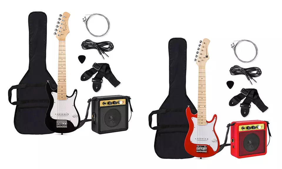 30in Kids Electric Guitar Beginner Starter Kit - Primary Image