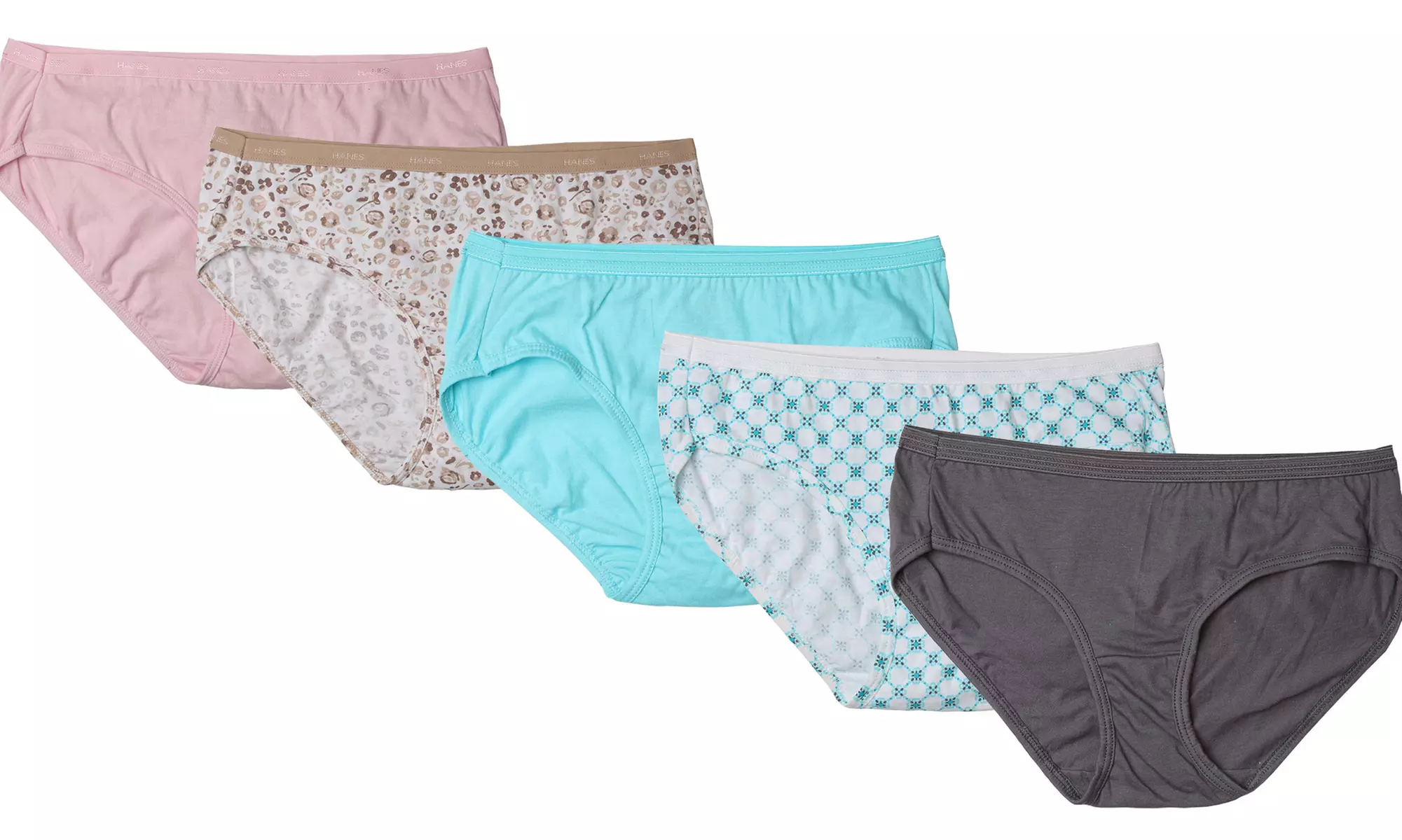 5 or 10 Pack Hanes Ultimate ComfortSoft Stretch Tag Free Hipster Panty 41W5CS - Primary Image
