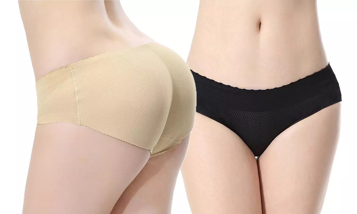 Women Padded Underwear Hiphuggers Lifter Panties - Second Medium