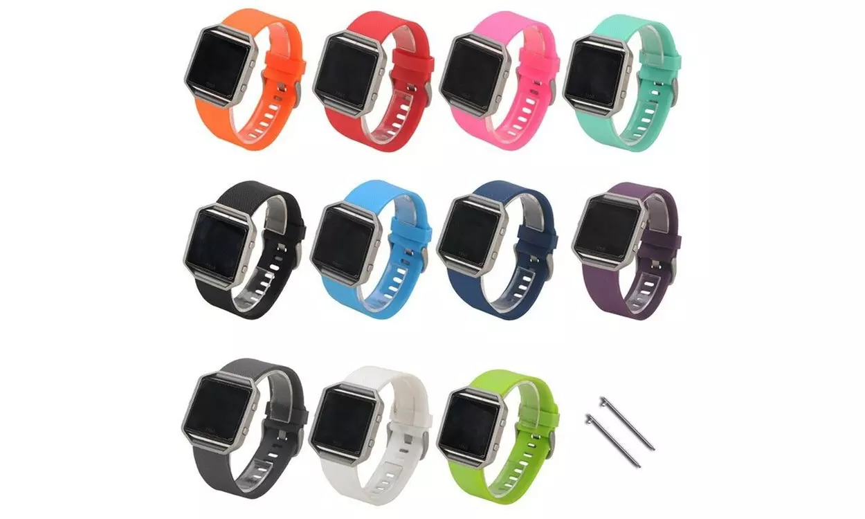 Replacement Silicone Wrist Band Strap Bracelet Fitbit Blaze Smart Watch  - Primary Image