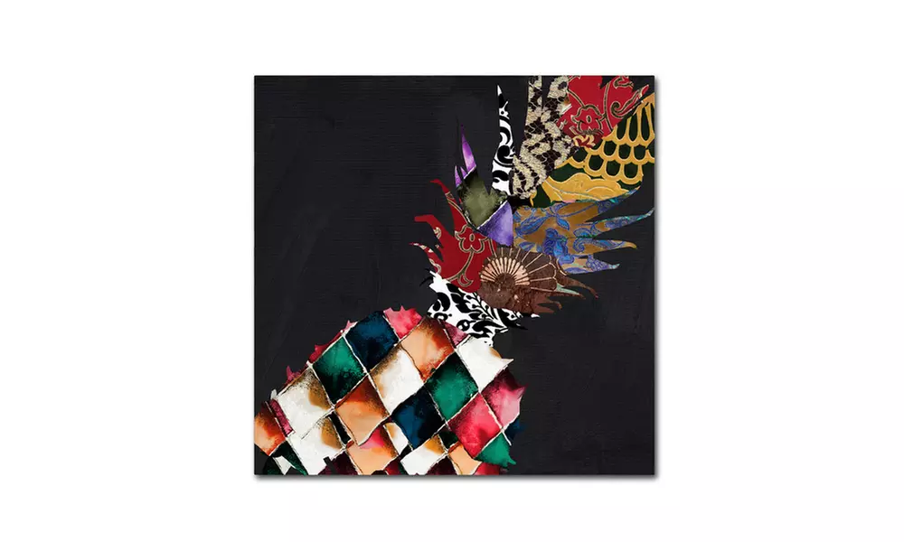 Color Bakery 'Pineapple Brocade II' Canvas Art - Primary Image