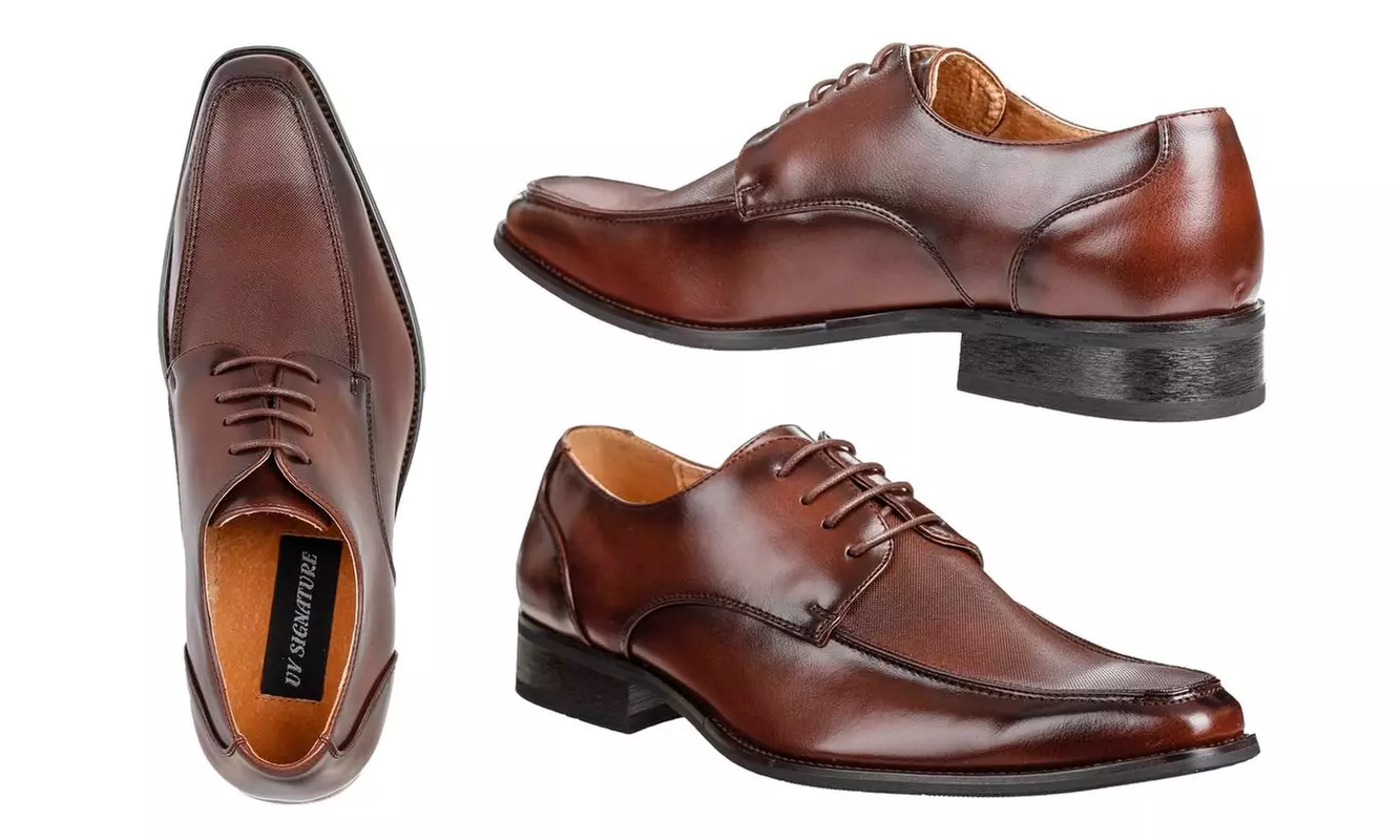 Signature Men's Classic Lace Up Dress Shoes