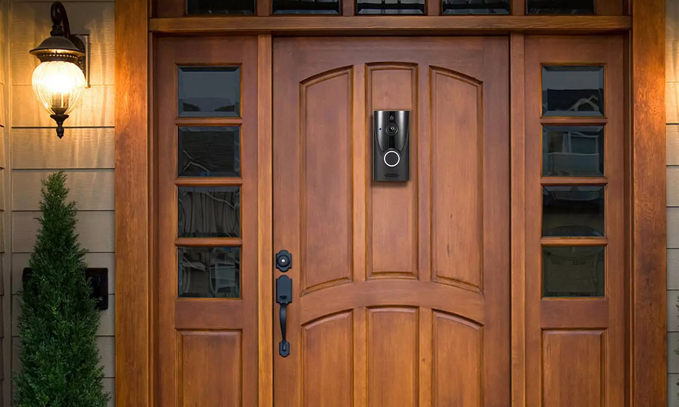 iMounTEK Wireless WiFi Video Doorbell, HD Security Camera, Two-way Talk - Primary Image