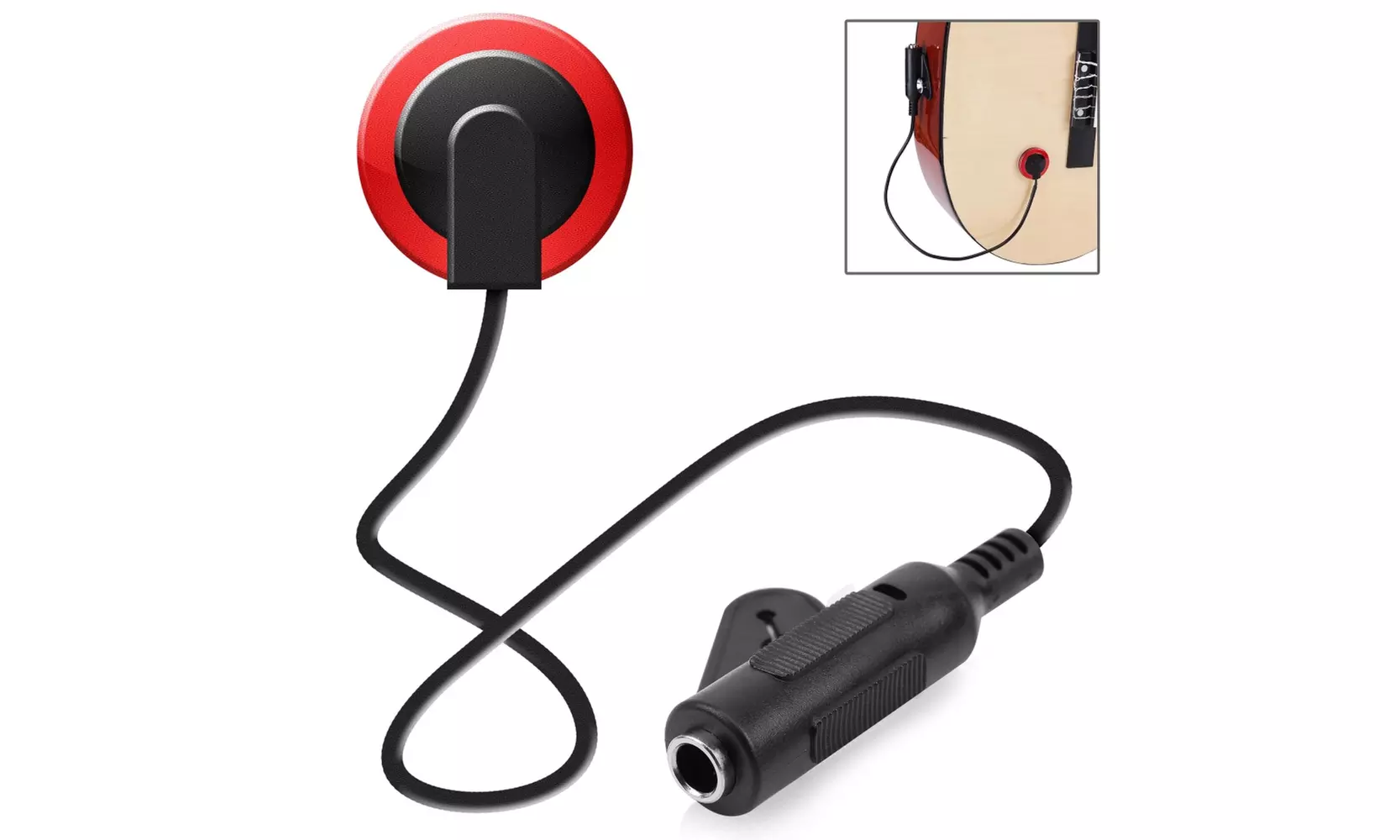 Guitar Transducer Pickup - Acoustic Guitar Soundboard Contact Pick-Up - Primary Image