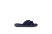 Dearfoams Mens Caden Terry Crossband Slide Slippers - Second Medium