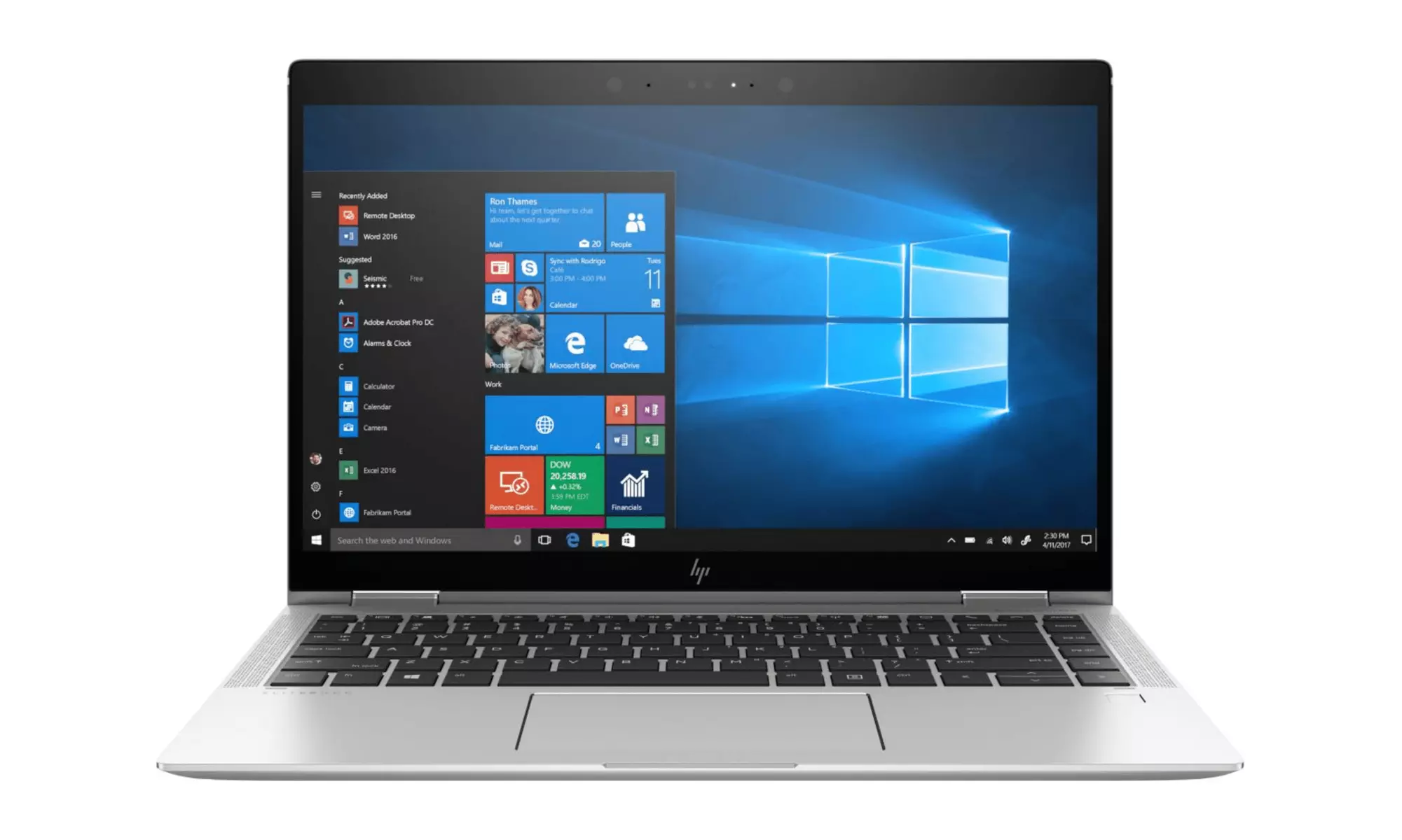 Hp Elitebook X360 1040 G5 Core i5 1.70 GHz 8GB Ram 256GB SSD W10P - Refurbished - Primary Image