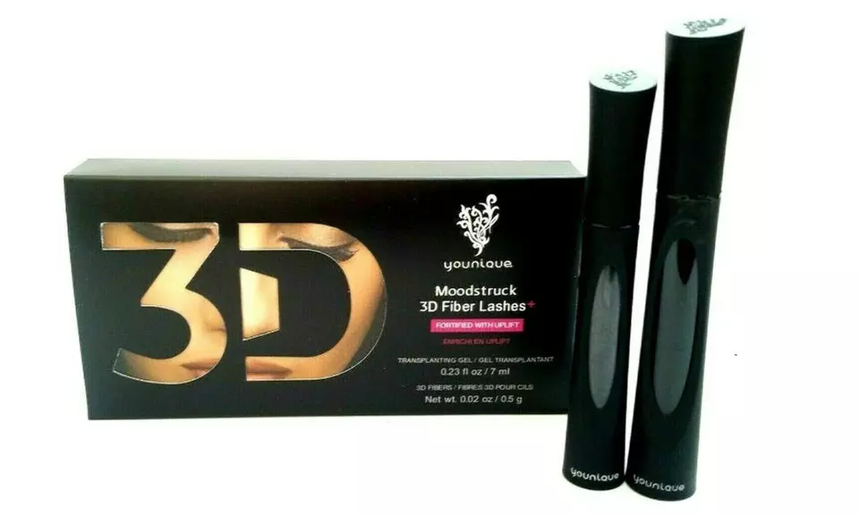 3D Fiber Lashes Mascara Plus Fortified with Uplift Plus 2 Pack - Second Medium