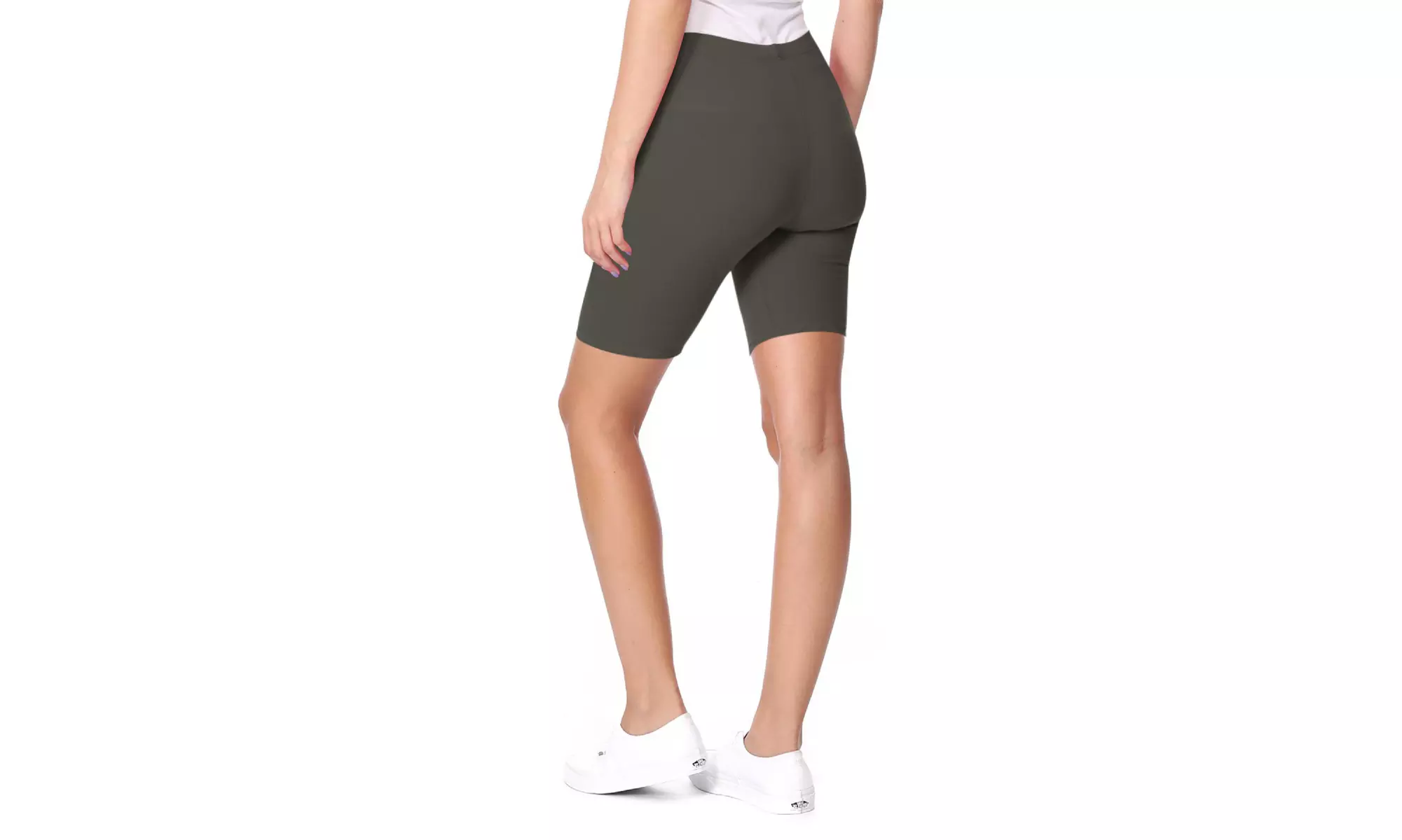 Women's Casual Seamless Elastic High Biker Shorts (Pack of 3)