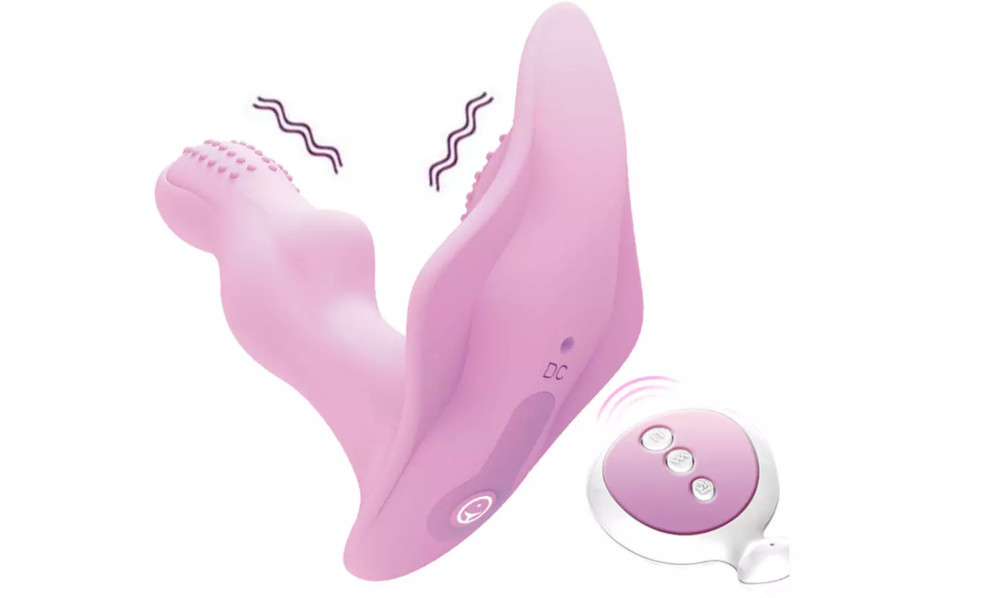 Remote Control Powerful Wearable G Spot Butterfly Stimulator Vibrator 