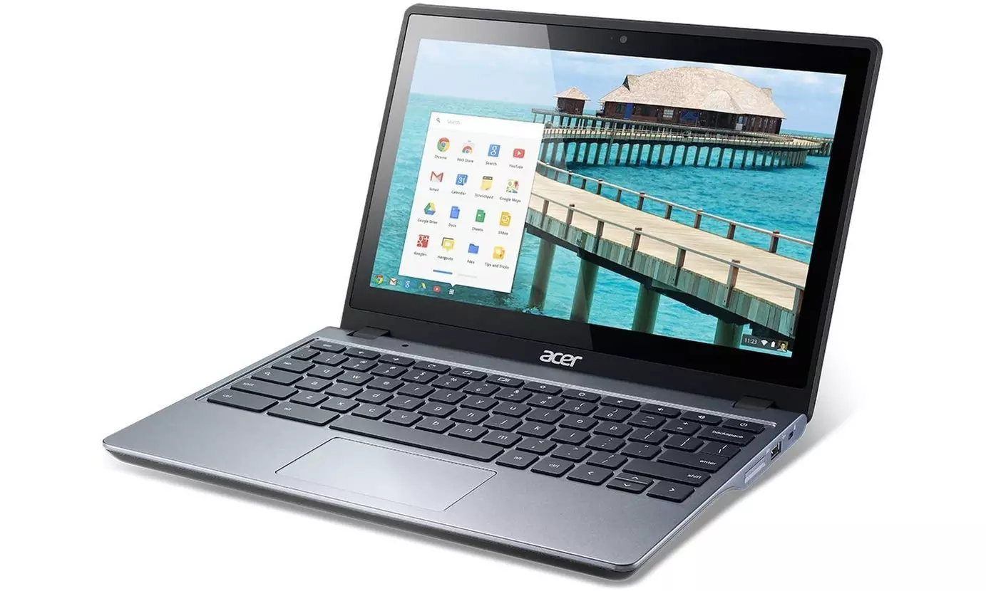 Acer C720p-2625 11.6" ChromeBook Intel Celeron 2955U (Granite Grey)- Refurbished