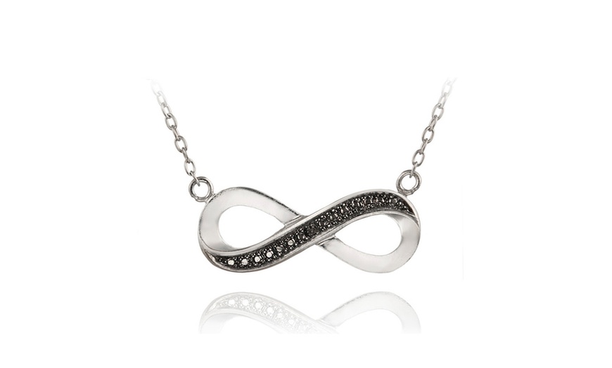 american swiss infinity necklace