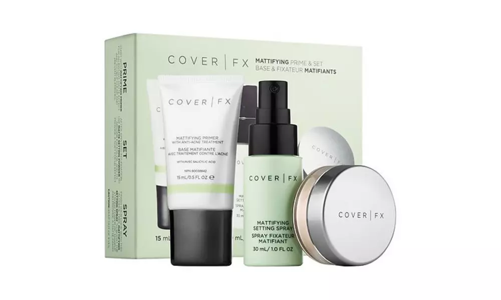 Cover FX Mattifying Prime and Set Kit (3-Piece) - Primary Image