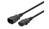 Monoprice Extension Cord IEC 60320 C14 to C13 16AWG 13A 3-Prong Black 12ft
