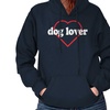Image 31: Cute Dog Lover Heart Pet Lady Animal Owner Hoodie Sweatshirt