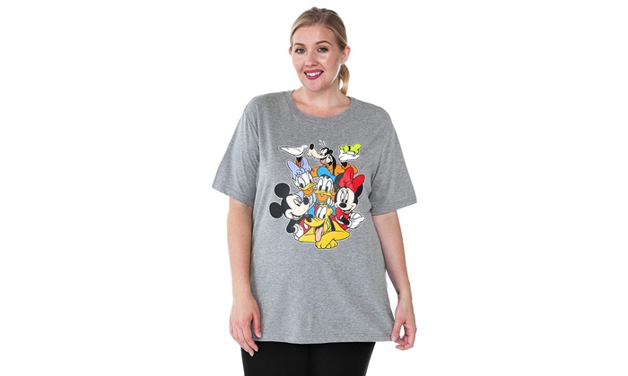 women's plus size mickey mouse shirt