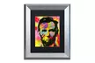 Dean Russo 'Abraham Lincoln III' Matted Silver Framed Art - Second Medium