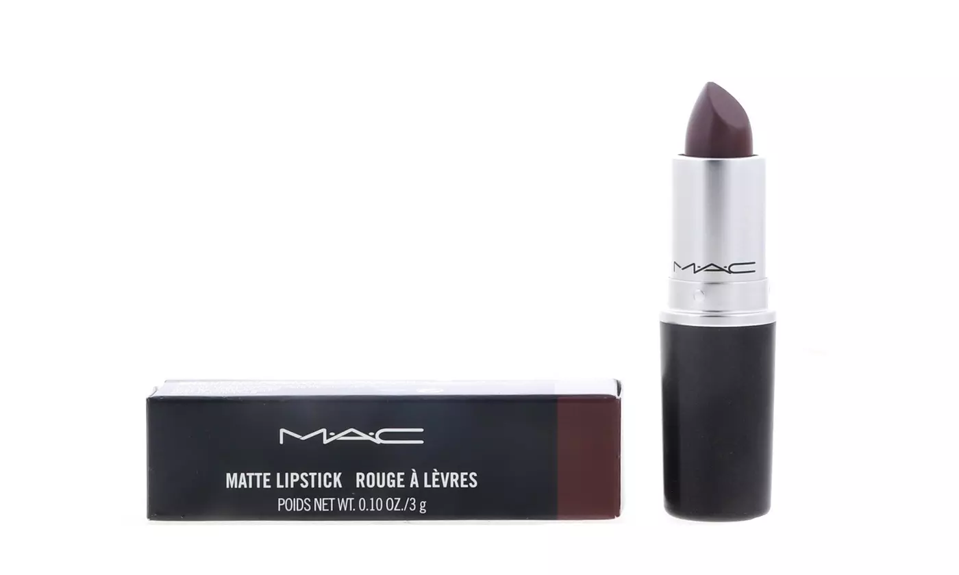 MAC Matte Lipstick, Sin, 0.10 oz - Second Medium