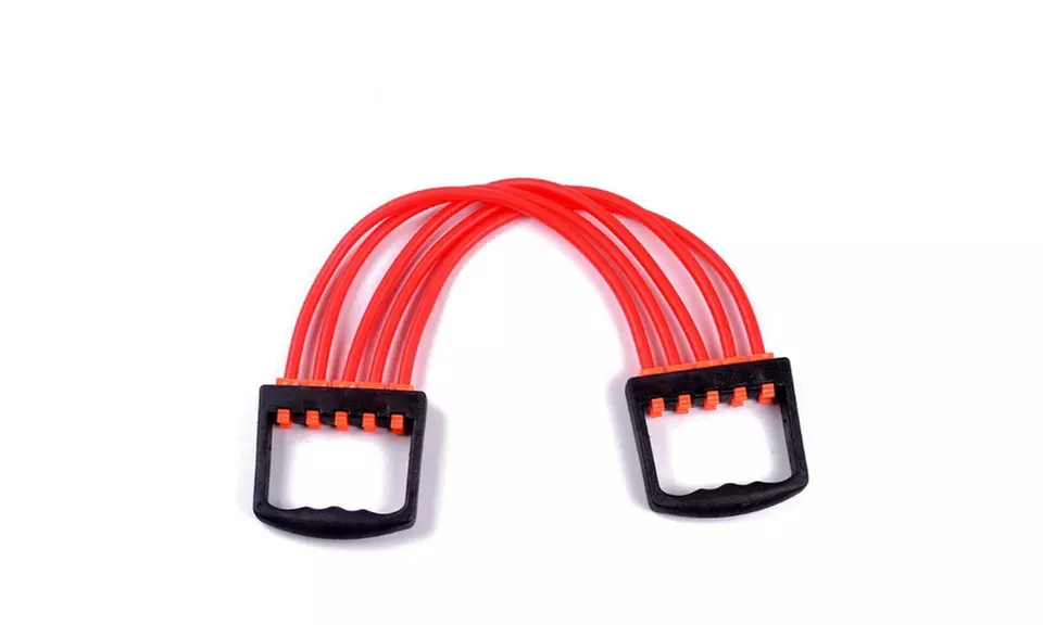 Chest Expander Adjustable Spring Exercise Workout Home Gym - Second Medium
