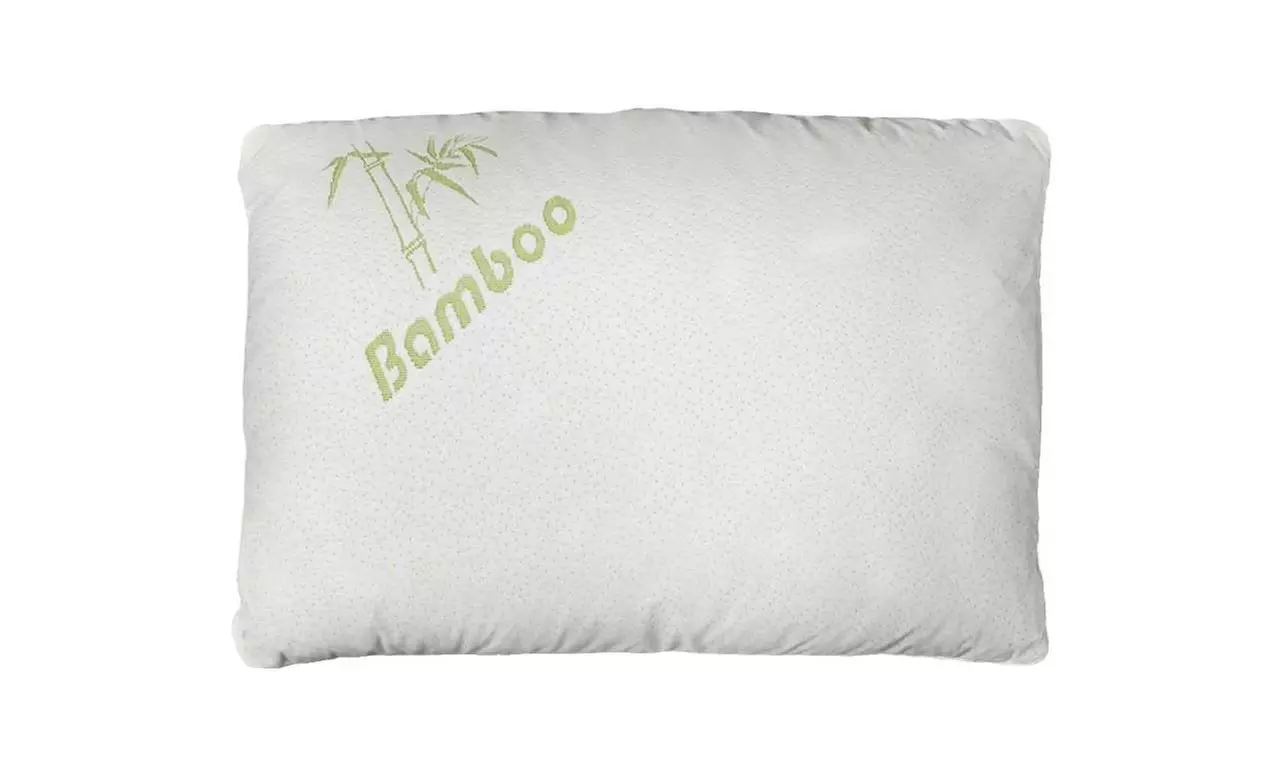 Bamboo Memory Foam Pillow - King or Queen Size - Primary Image