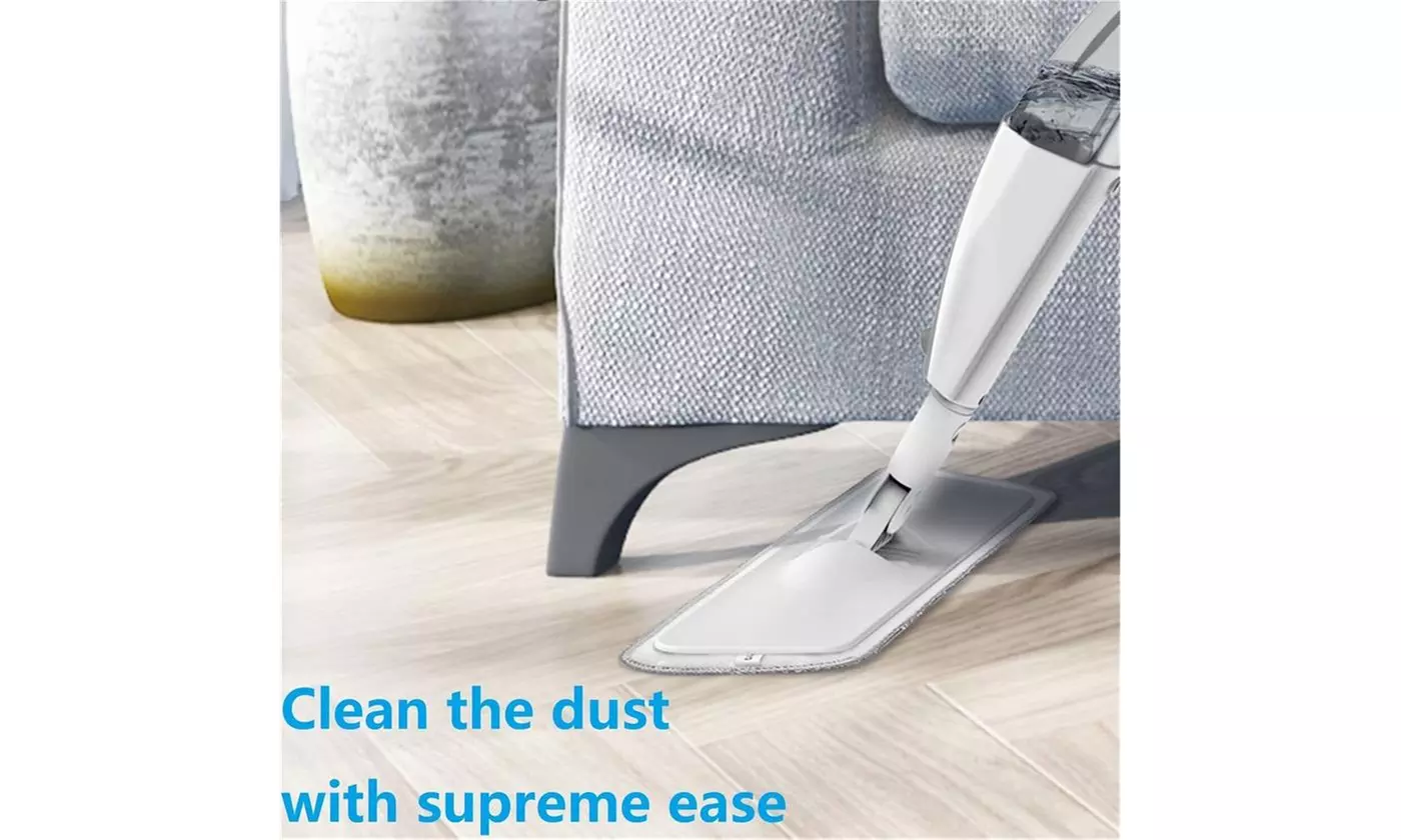 Spray Mops For Floor Cleaning Ergonomic Wet Dry Refillable Tank Microfiber Pads