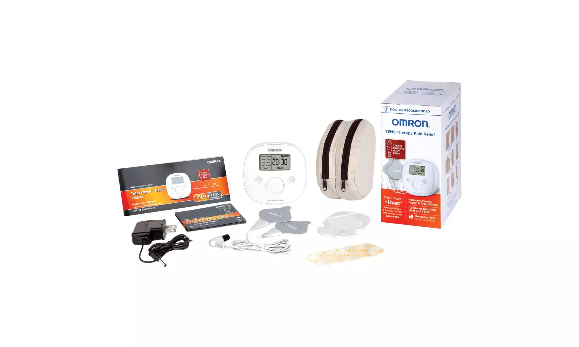 Omron PM800 Total Power Plus Heat TENS Device - Primary Image