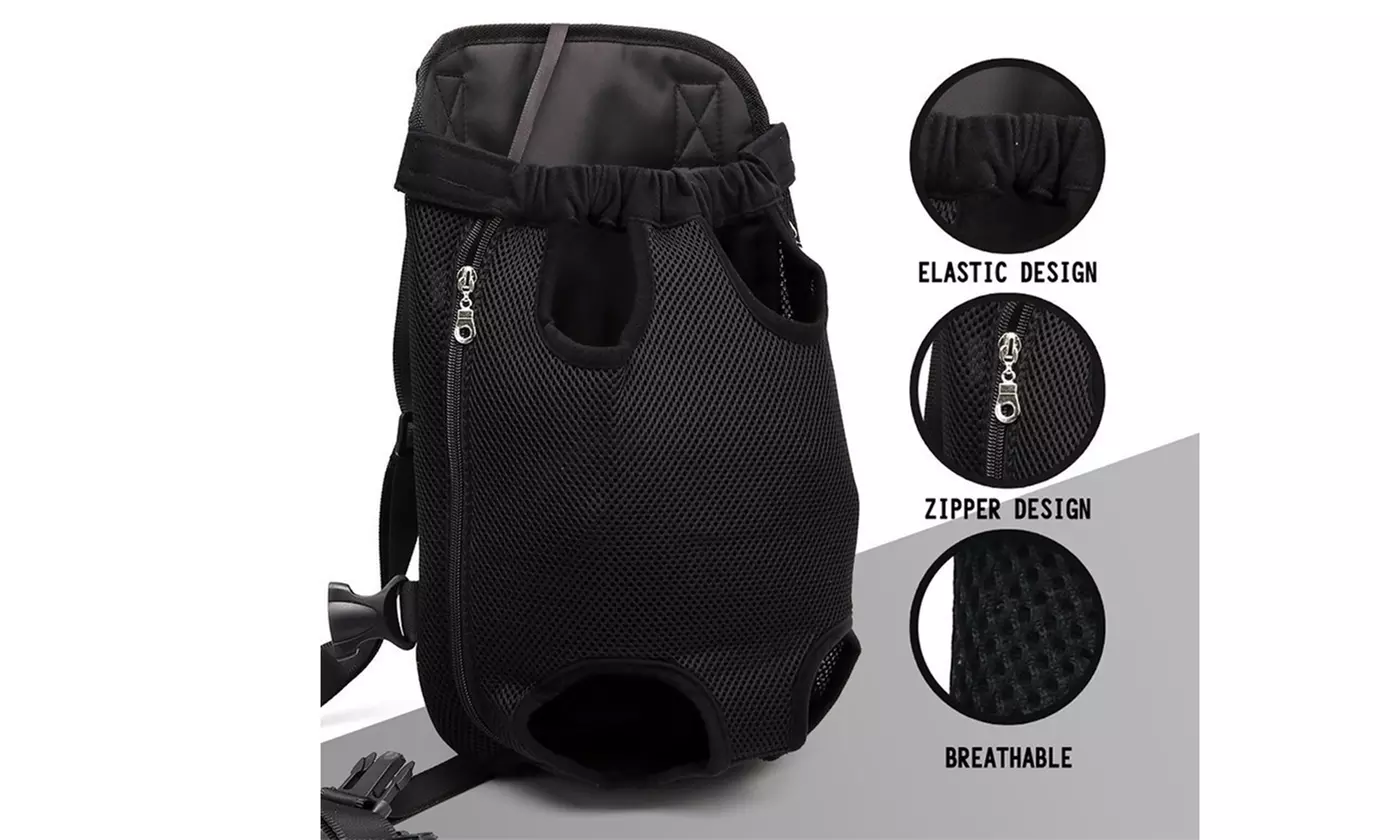 Hands Free Pet Carrier Backpack Nylon Mesh Pet for Dogs Tote Sling Carrier