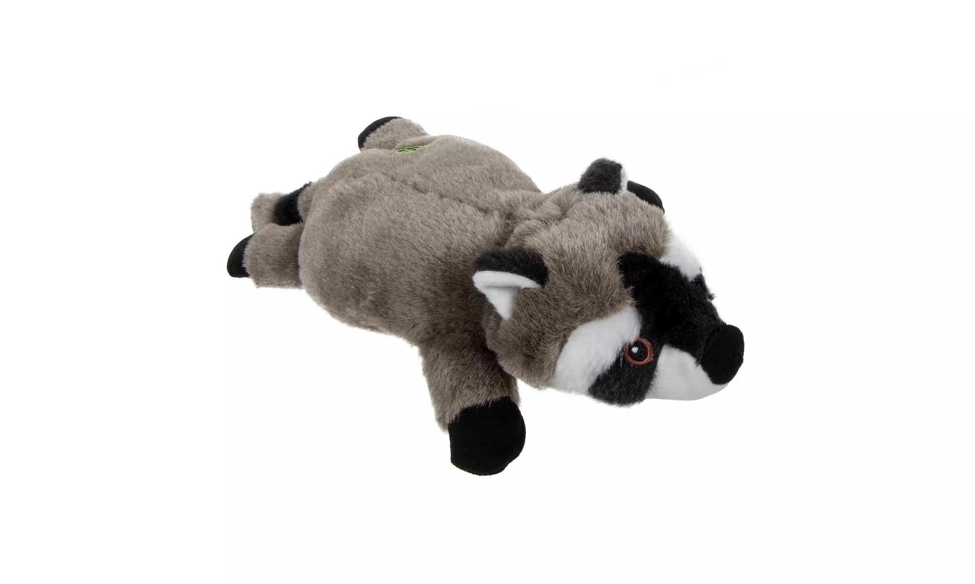 goDog Flatz Squeaky Plush Dog Toy with Chew Guard Technology
