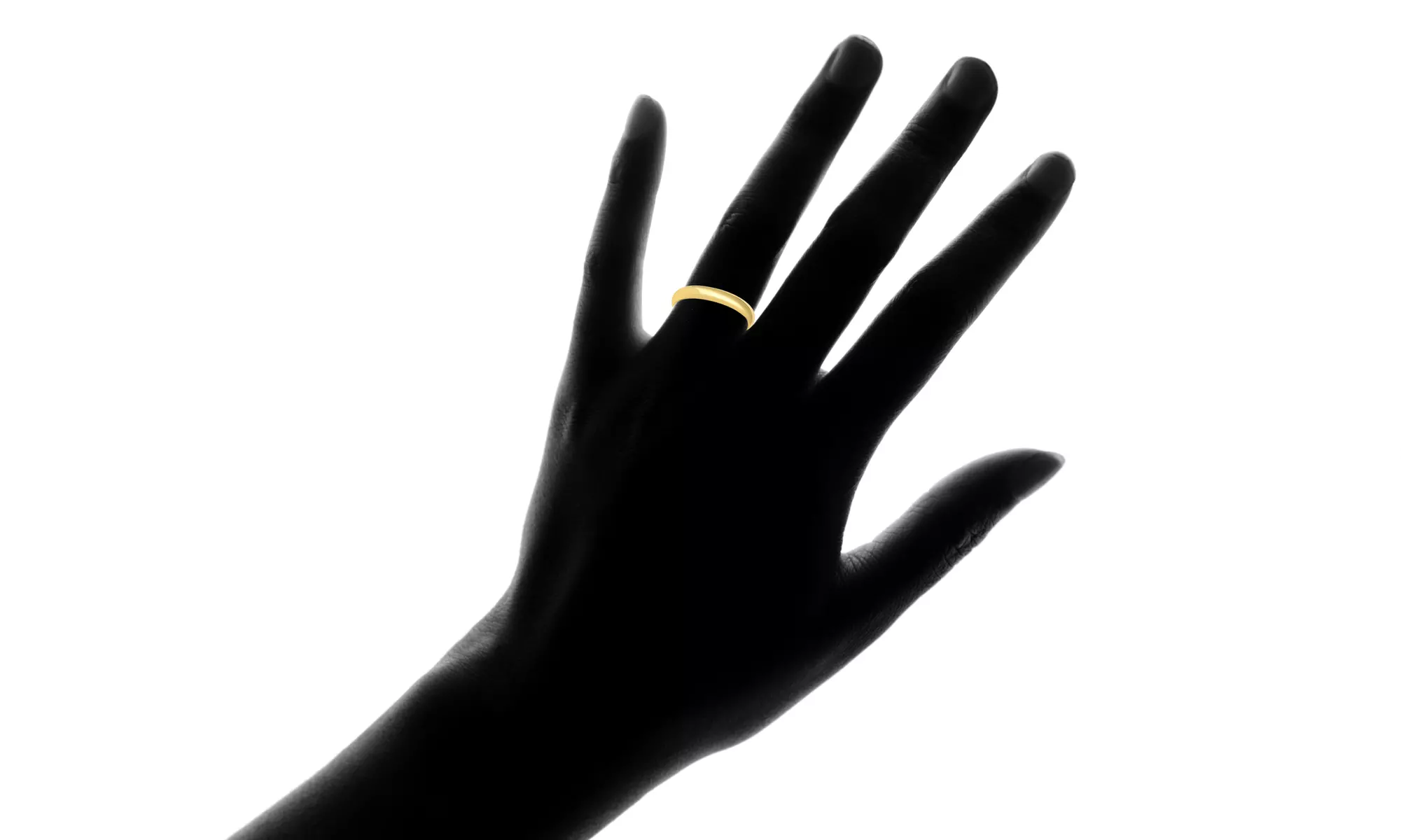 14K Gold Plated Wedding Band Collection in Solid Sterling Silver