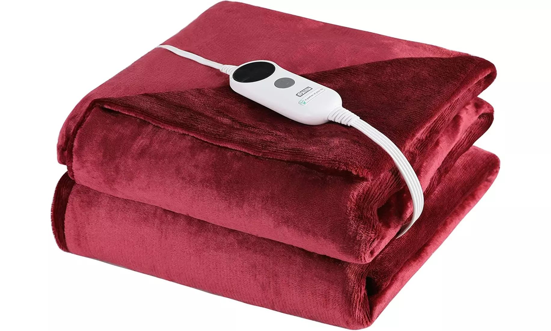 Electric Heated Blanket Throw 50"x 60", Double-Layer Flannel - Primary Image