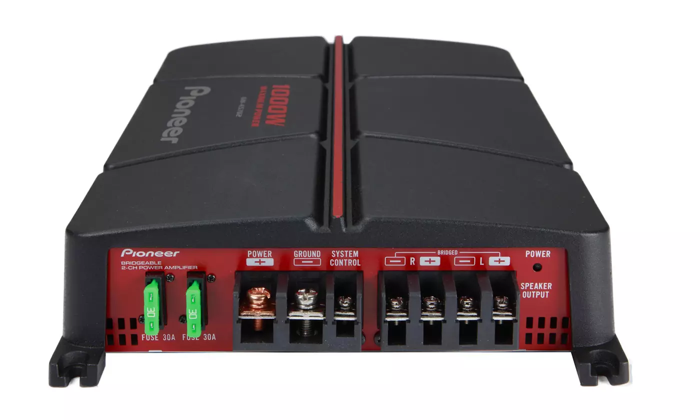 Pioneer 2-Channel Bridgeable Amplifier W/ Bass Boost 1000 W Max Power - Second Medium