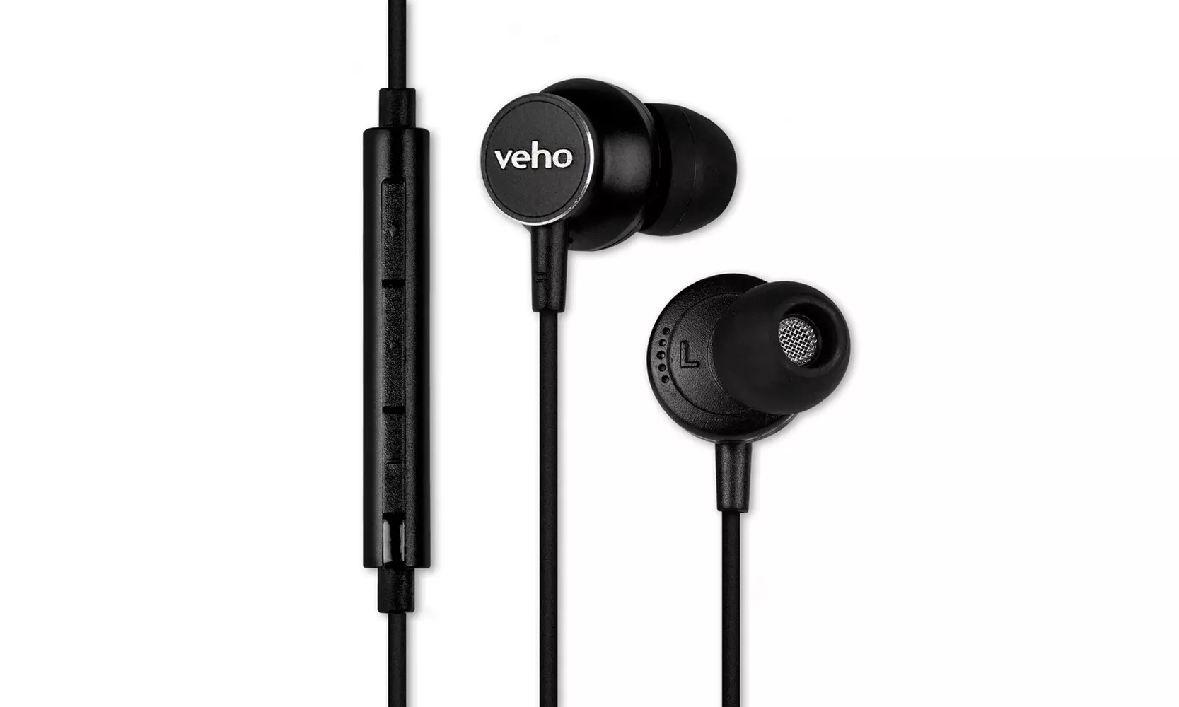 Veho Z-3 In-Ear Stereo Headphones with Built-in Microphone - Primary Image