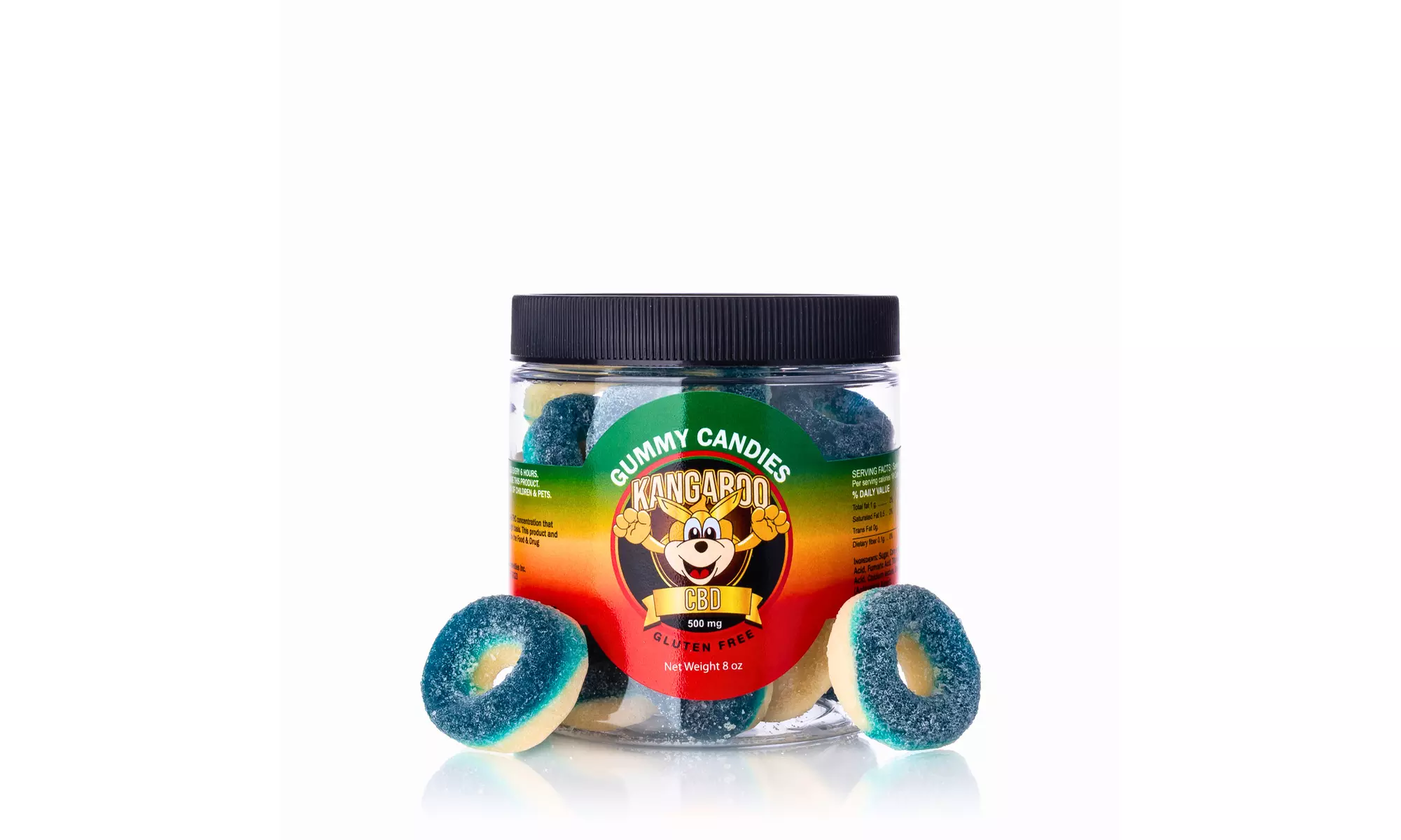 Tasty Blueberry Hemp Extract Gummy Candy from Kangaroo (250 - 5000mg)