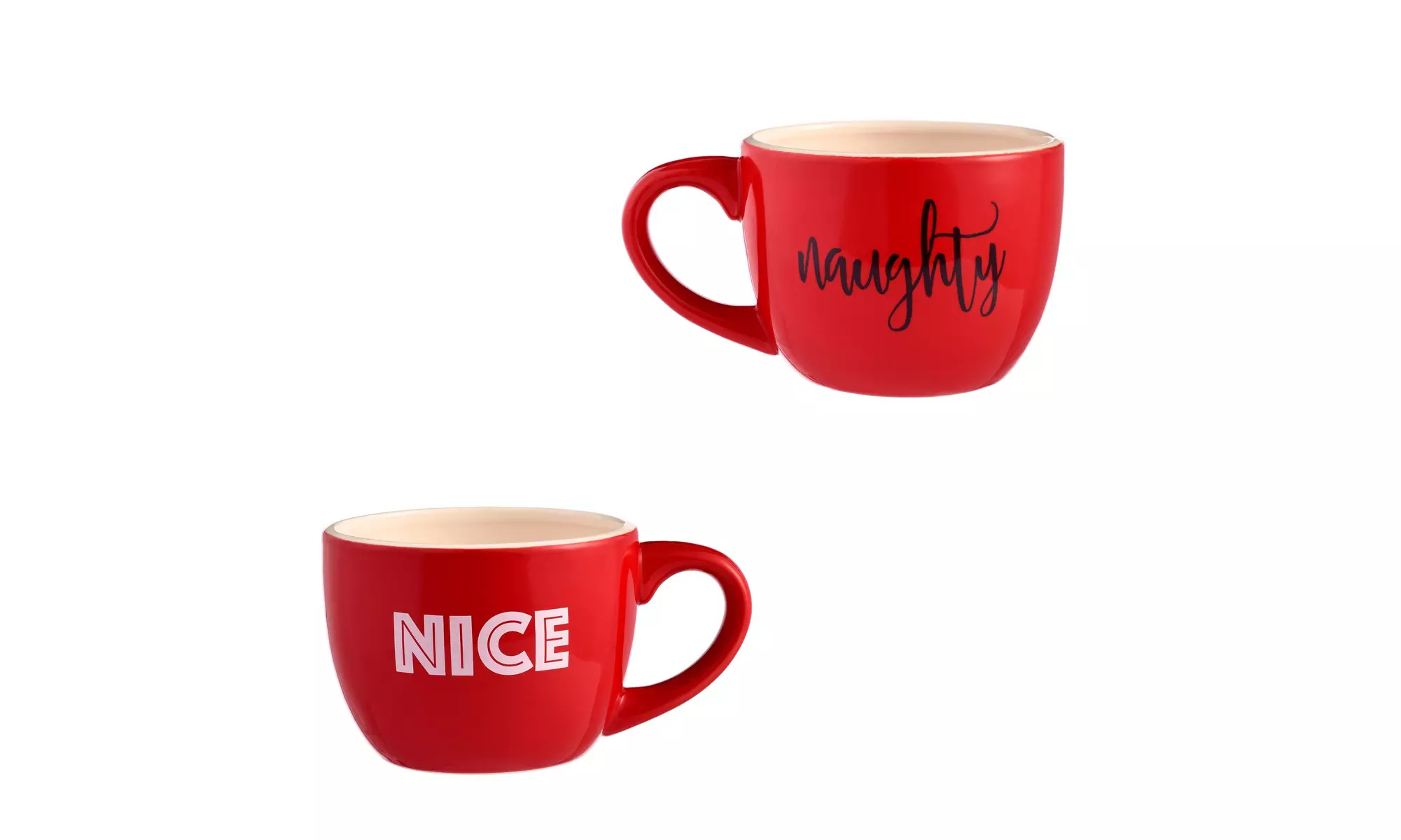 Christmas Naughty and Nice Mug (2-pack) - Second Medium