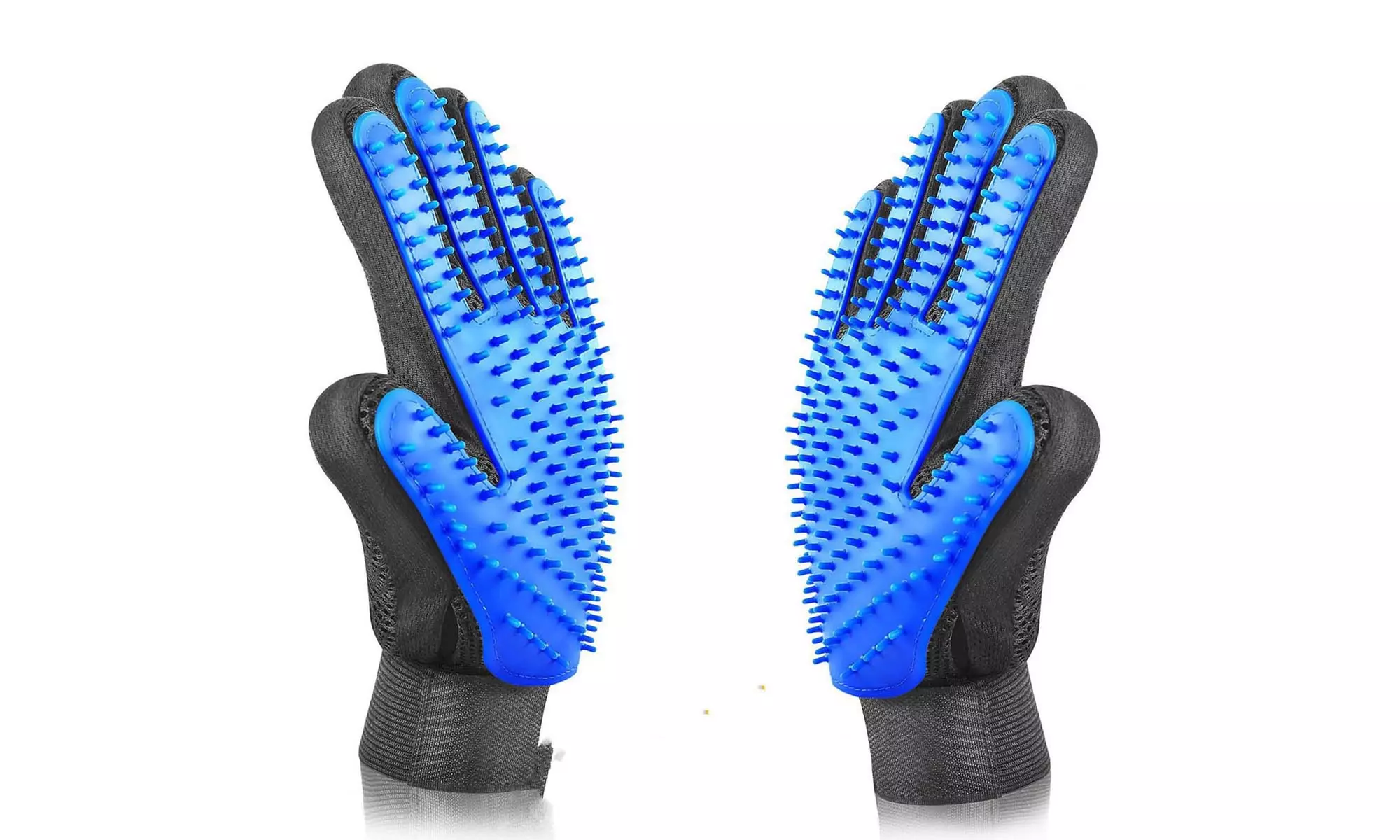 Pet Grooming Gloves Brush Dog Cat Hair Remover Mitt Massage 