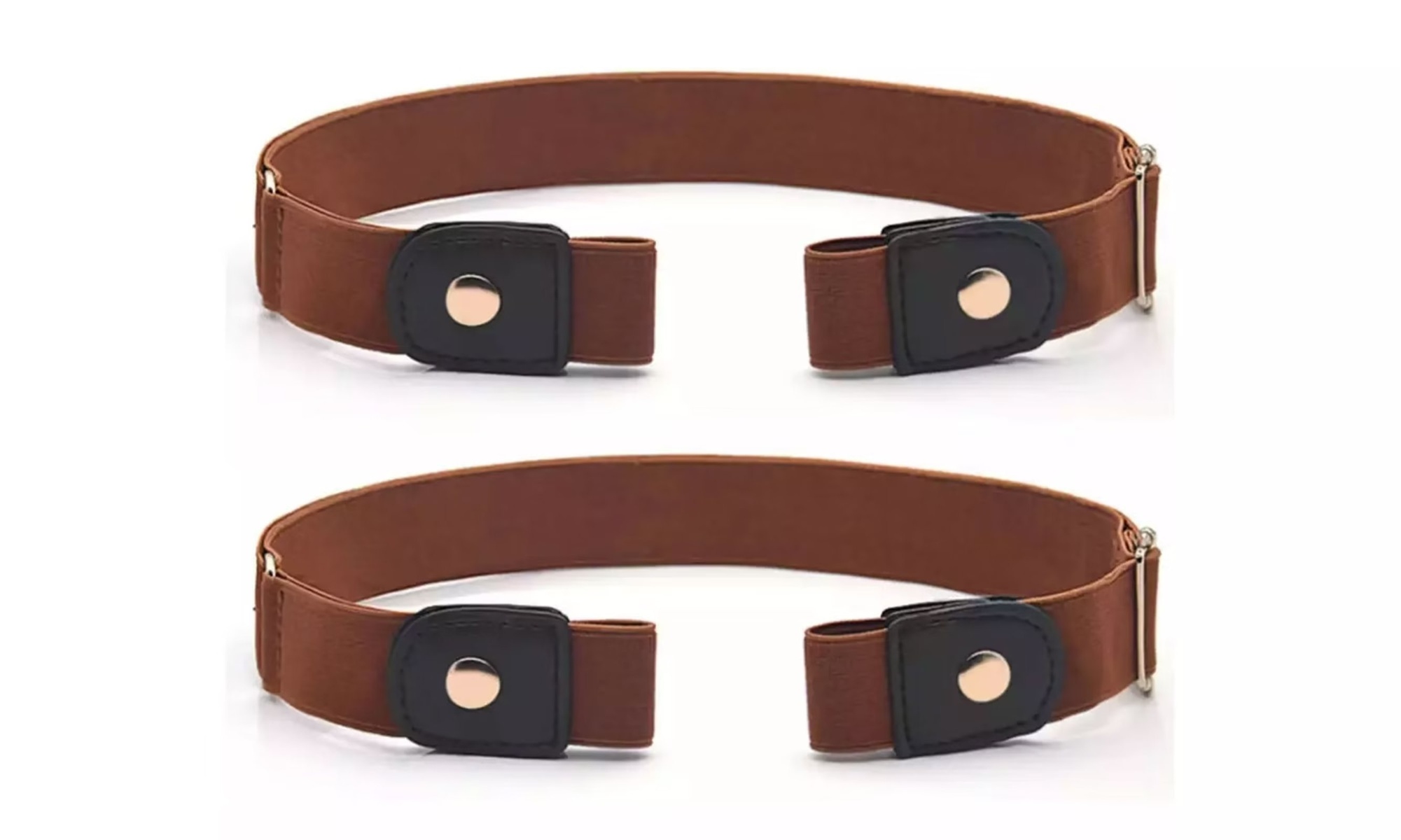 No Buckle Elastic Stretch Belts for Men and Women Comfortable Invisible Belts