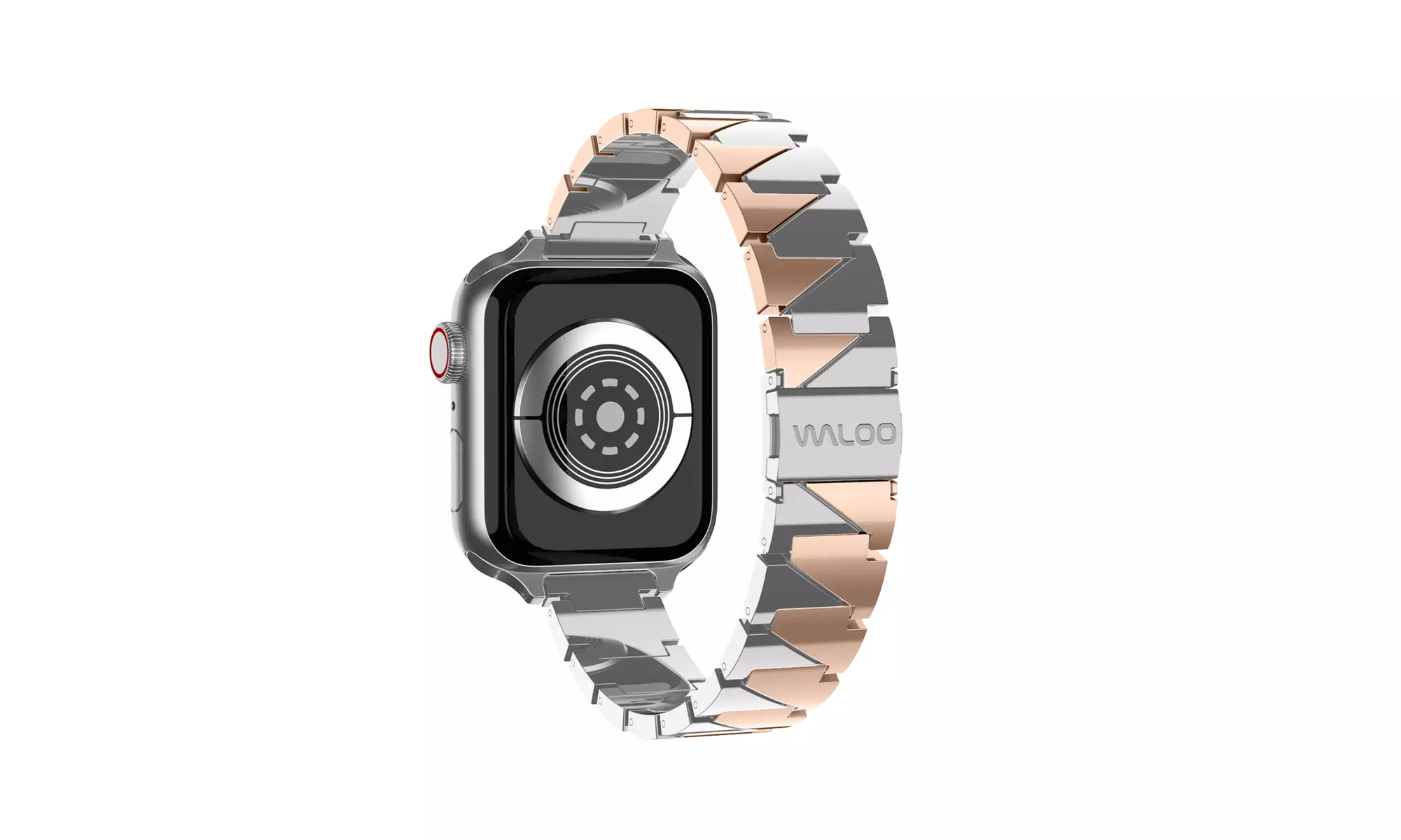 Waloo Leather & Metal Replacement Bands for Apple Watch - All Series