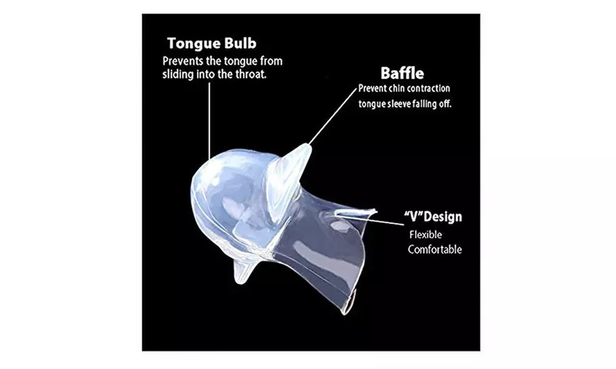 Anti Snoring Tongue Device Silicone Sleep Apnea Aid Stop Snore Sleeve