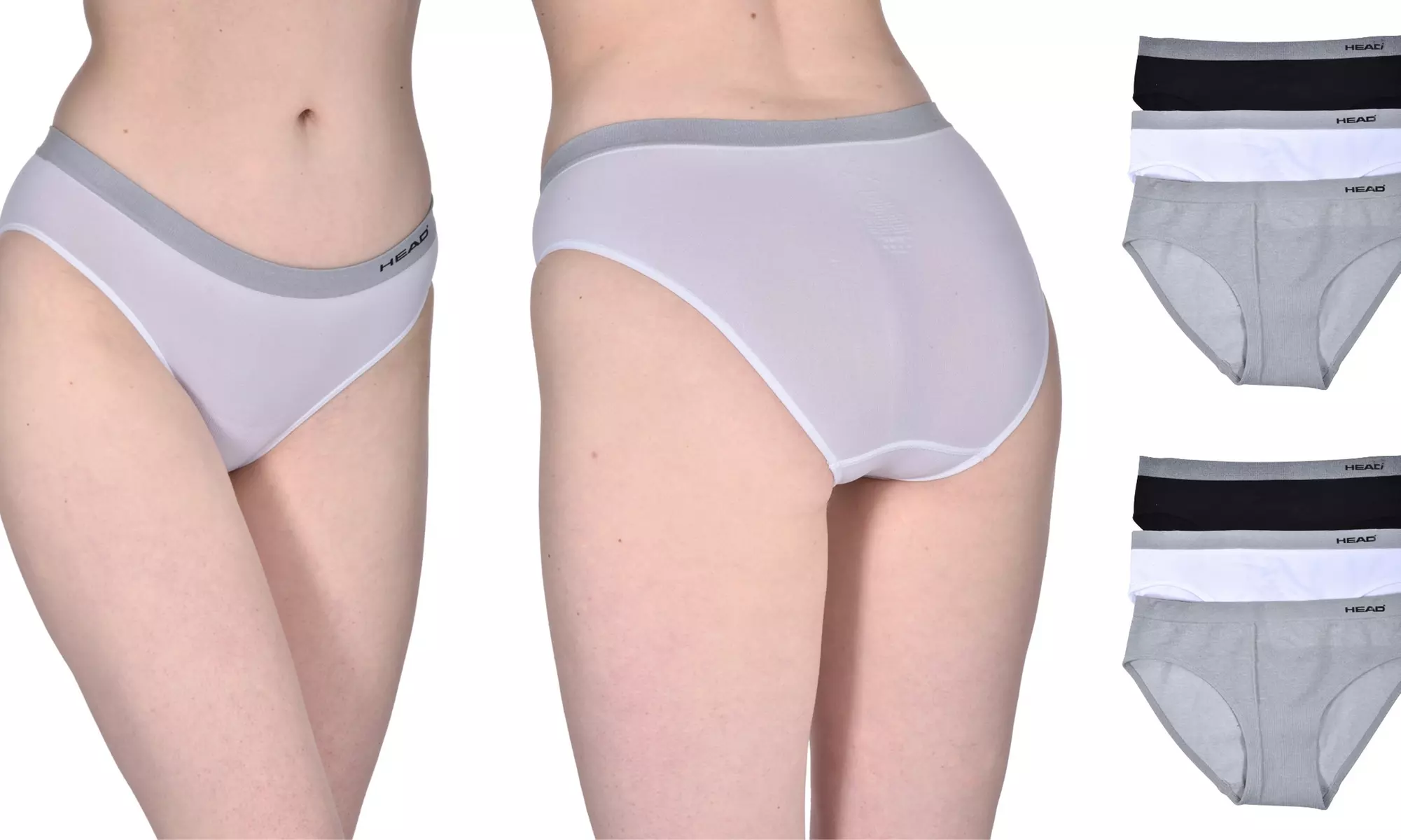 HEAD Women's Hi-cut Panties - Premium Quality 6-Pack Briefs - Primary Image